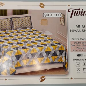 Double bed sheet set (1+2)