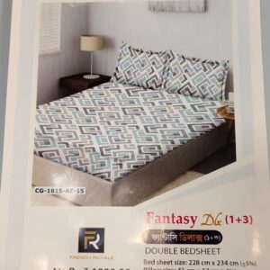 Double bed sheet set (1+3)