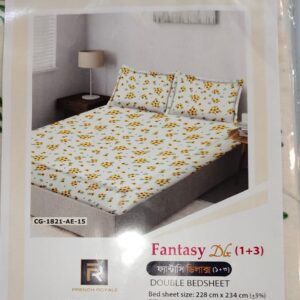 Double bed sheet set (1+3)