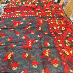 Premium quality Semi hard Hand woven Jamdani without blouse piece