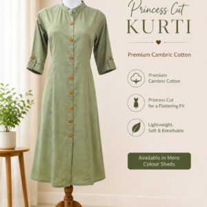 Premium Cotton Princesscut Kurti