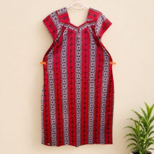 Pure cotton V neck nighty