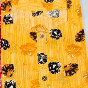 Premium quality cotton A- line cut nighty with short sleeves