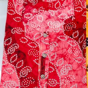 Premium quality cotton A- line cut nighty with short sleeves