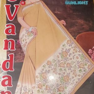 Printed cotton saree