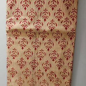 Primium quality cotton bagru saree with blouse piece