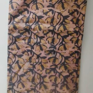 Primium quality cotton block multani saree with blouse piece