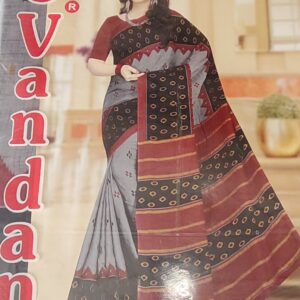 Printed cotton saree