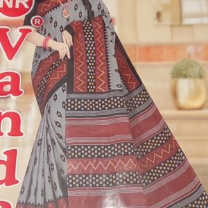 Printed cotton saree