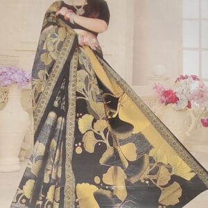 Printed cotton saree