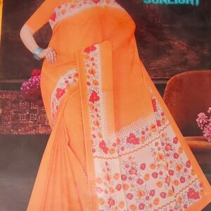 Printed cotton saree