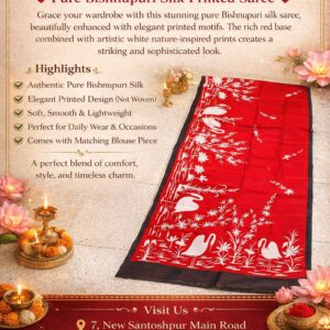 Pure bishnupuri silk with silk mark
