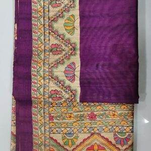 Semi Tussar saree