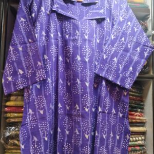Cotton dabu print designer top
