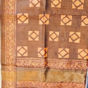 Semi Tussar saree